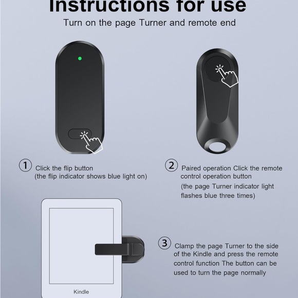 Remote Control Page Turner for Kindle - Picture 2 of 7